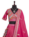 Rani pink Color Sequence Embroidery Lehenga Choli for party's and Wedding Function