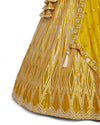 Yellow Color Sequence Embroidery Lehenga Choli for Wedding Function