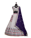 Designer Trendy Whitesmoke Color Lehenga for special occasions