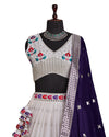 Designer Trendy Whitesmoke Color Lehenga for special occasions