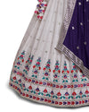 Designer Trendy Whitesmoke Color Lehenga for special occasions