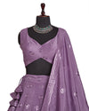 Exquisite Dusty Lavender Lehenga Choli Set