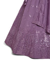 Exquisite Dusty Lavender Lehenga Choli Set