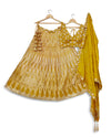 Yellow Color Sequence Embroidery Lehenga Choli for Wedding Function